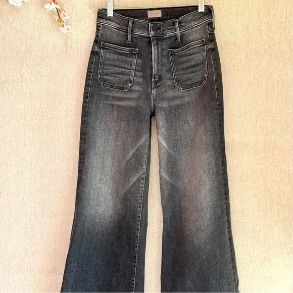 MOTHER the patch pocket twister sneak jeans in up in smoke - Picture 8 of 16